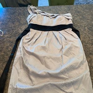 DB studio bridesmaid snakeskin dress